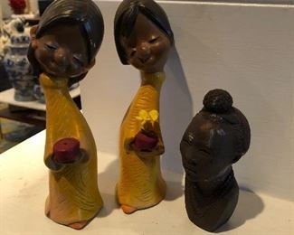 Brown skinned girls 1970’s 5” high