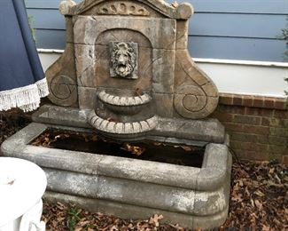 working fountain