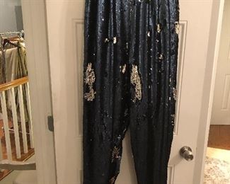 Sequined pants