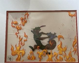 Original Disney Production Cell from Robin Hood