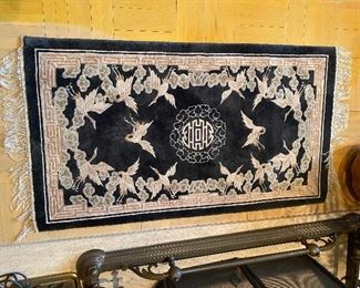 Chinese Hand Knotted Silk Carpet