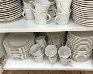 Basic white china $1 each