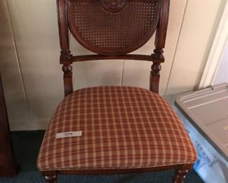 Plaid side chair