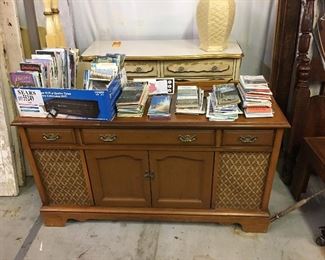 Vintage entertainment center, dresser