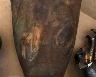 Various raku art pieces.  Range of values from $75-$175