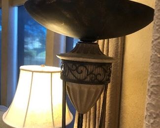 $400.  Fabulous torchiere floor lamp. 6’ High. Retails for $1400.   Pick up in Seven Meadows in Katy by November 12. EUC. 
