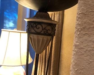 $400.  Fabulous torchiere floor lamp. 6’ High. Retails for $1400.   Pick up in Seven Meadows in Katy by November 12. EUC. 