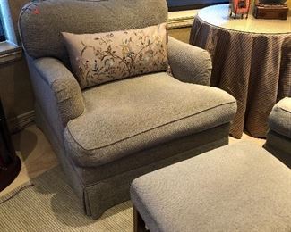 $1000.   Custom made sofa, chair, and ottoman.   Sofa: 31H x 88W x 44D.   Chair: 36H x 37W x 42D.  Ottoman: 15H x 26W x 20D.  Includes all cushions & pillows.   Pick up by November 12 in Seven Meadows in Katy. 