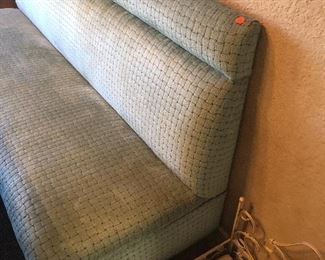 $325.  Banquette seating for dining table.  Designer fabric.  EUC.  37H x 68W x 26D