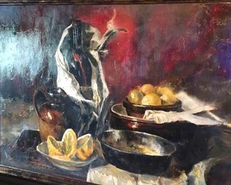 $1000.  Oil painting  33H x 45W