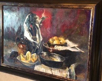 $1000.  Oil painting  33H x 45W