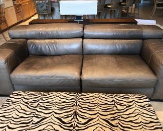 Natuzzi leather sofa 