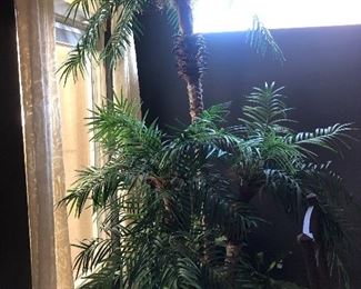 Large silk palm, planter sold separately 