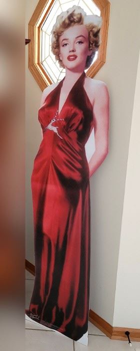 Marilyn Monroe Red Dress life size cardboard cutout