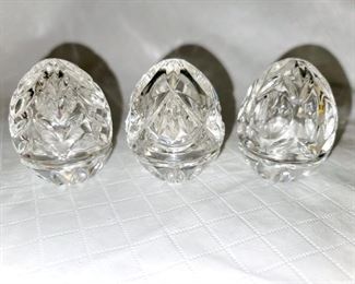 Waterford crystal eggs