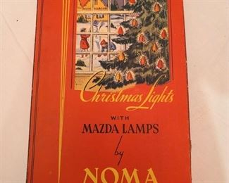 Vintage box of Noma Mazda Lamps