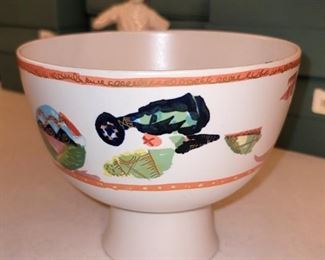 Rosenthal bowl. "Al Ta Mira" design by Gilbert Portanier...