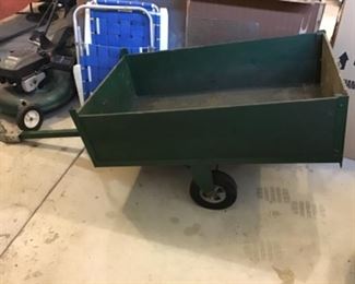 3. $95. Utility Trailer Used to Pull Behind Garden Tractor. No Dump (G)