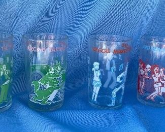Set of 4 Archie Welch's 70s Jelly Glasses $10.00