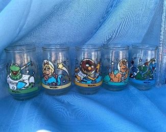 1990's Welch's Muppets in Space Lot of 5 Jelly Glass Jars  $7.00