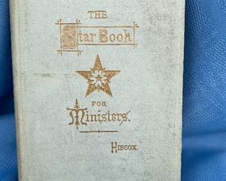 The Star Book For Ministers  by Edward T Hiscox $7.00