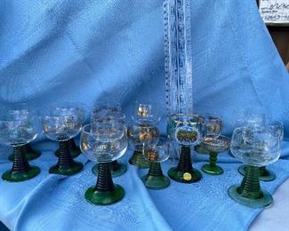 16 German Glasses $45.00