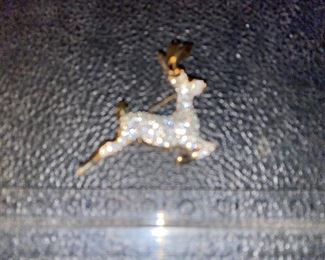 Swarovski Deer Pin $15.00