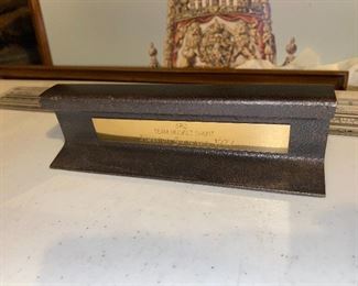 1977 Musket Shoot 3rd place Trophy $8.00