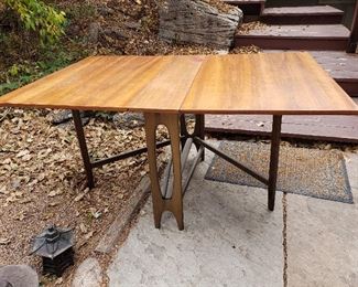 MID-CENTURY MODERN-SPACE SAVING DROP TABLE