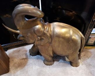 SOLID BRASS ELEPHANT 