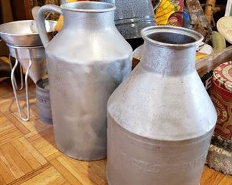 DENVER METAL MILK CANS