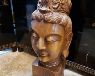 LARGE ASIAN HEAD NOT WOOD