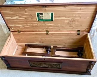 Antique Cedar Chest w/ legs, not attached