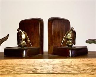Eagle bookends, eagle figurines