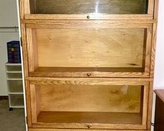 Antique stackable Lawyer's bookcase