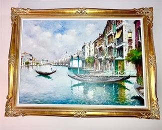 Original Oil Painting of "VENICE" by Zoli