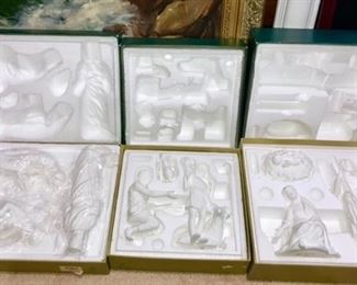 Lenox Nativity set, in original boxes