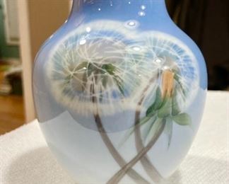 Royal Copenhagen thistle vase, Denmark