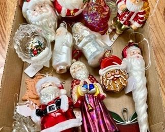 Modern collectible Christmas ornaments