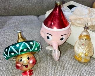 Vintage Christmas ornaments