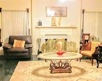 Panoramic view of Family Room/Den