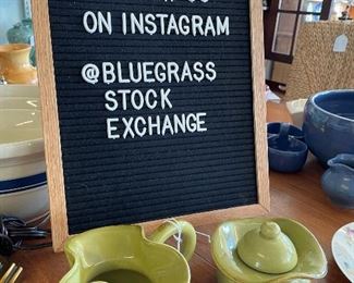 Follow us on Instagram! @BluegrassStockExchange