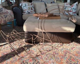 Swan Outdoor Topiary Form, $65