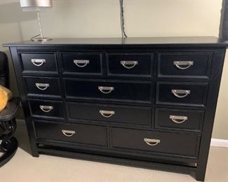Black dresser. Details and pricing will be available on November 19th after 6 p.m. at https://shop.mlestatesales.com