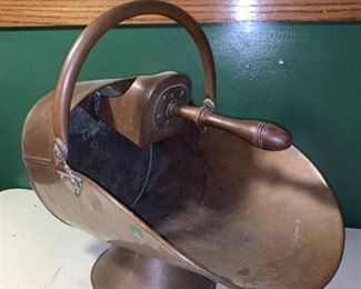 Vintage Cooper Coal Scuttle and Shovel Location 2A