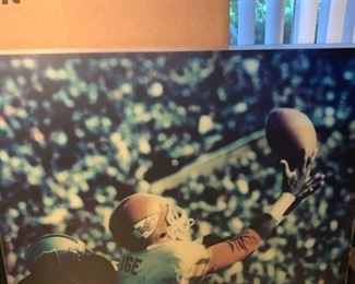 1980s Chiefs Stephone Paige Plexiglass Poster Location Basement BR