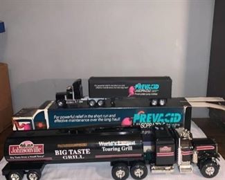 Metal Johnsonville Truck and Plastic Prevacid Truck Location Spare