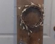 Home Sweet Home Wood Sign With Metal Letters