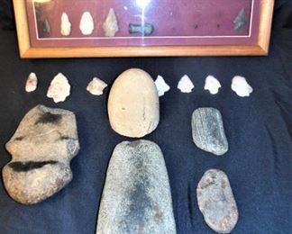 Indian Artifacts, Arrow Heads, Points