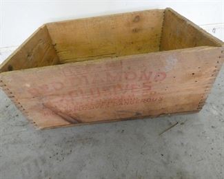 Red Diamond  Explosives Wooden Box